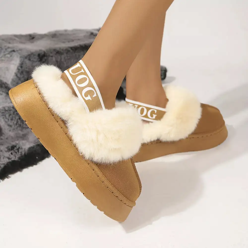 Refined Round Toe Platform Ankle Boots