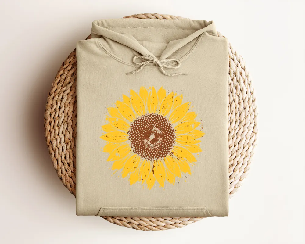 Sunflower Graphic Pullover Hoodie