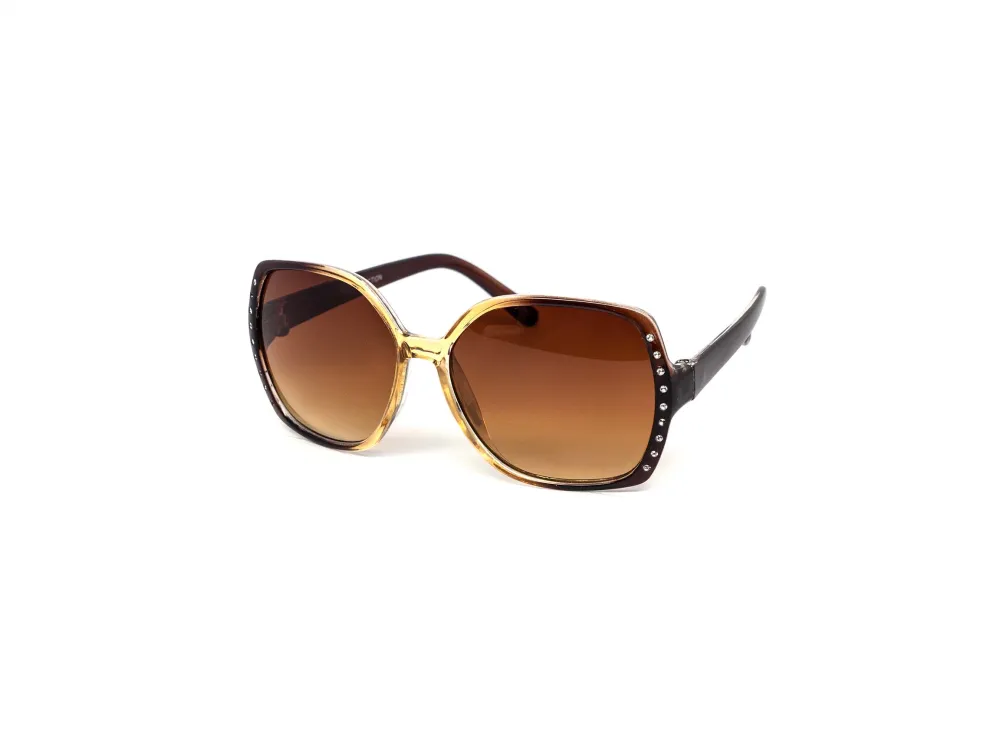 12-Pack Kids Retro Square Gradient Sunglasses