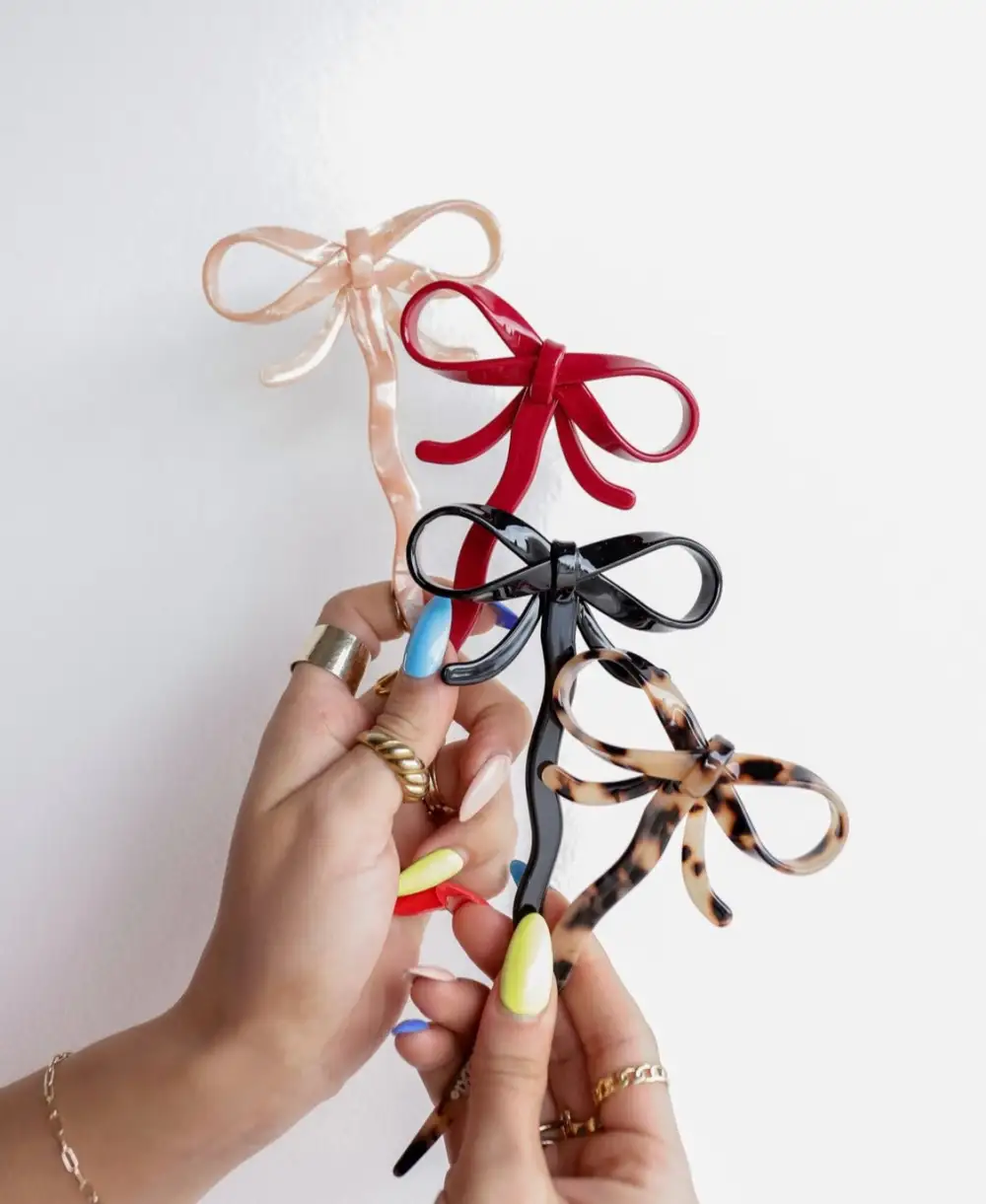 Bow French Hair Pins Hair Clip