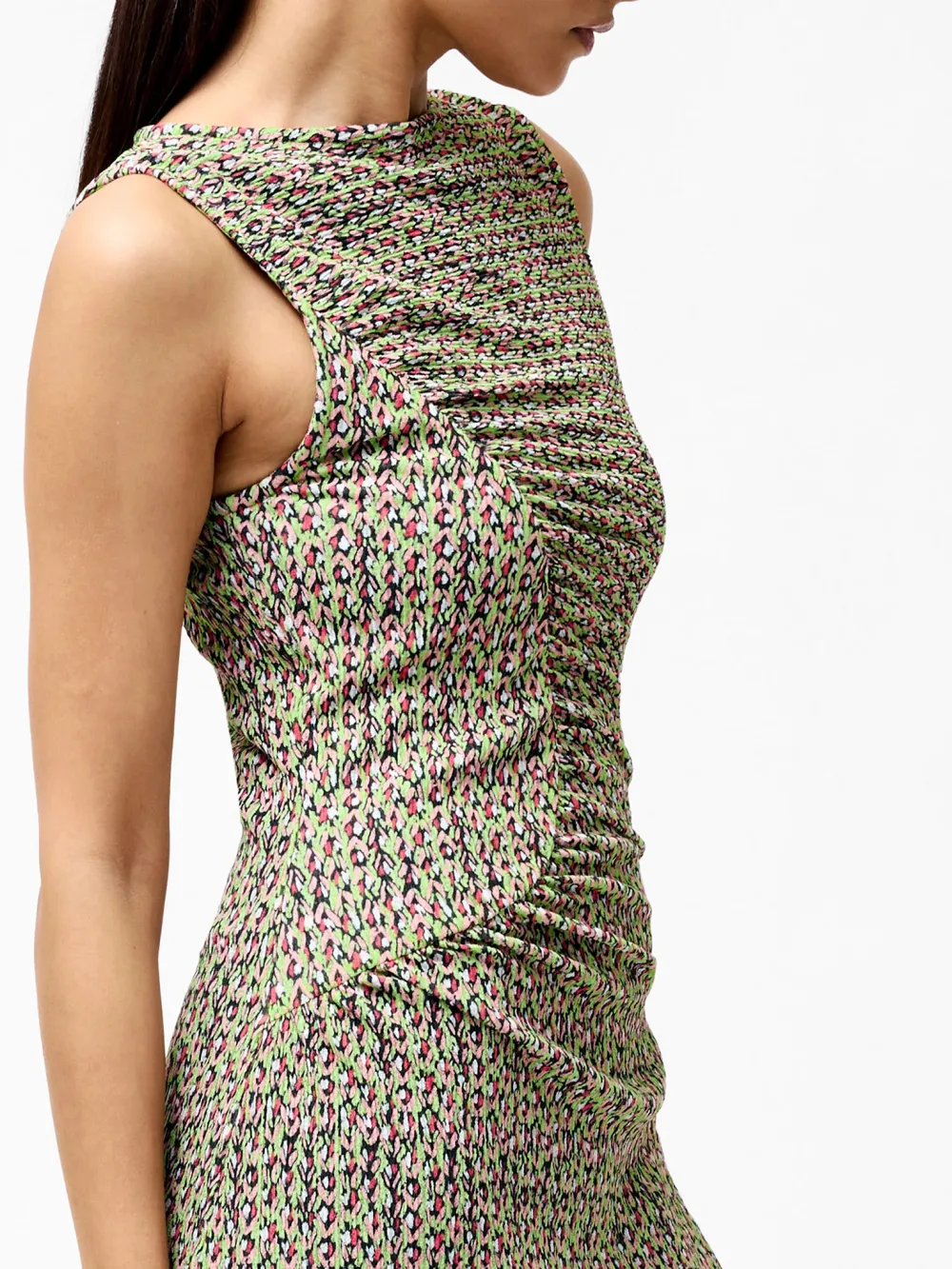 Playful Art Print Sleeveless Dress