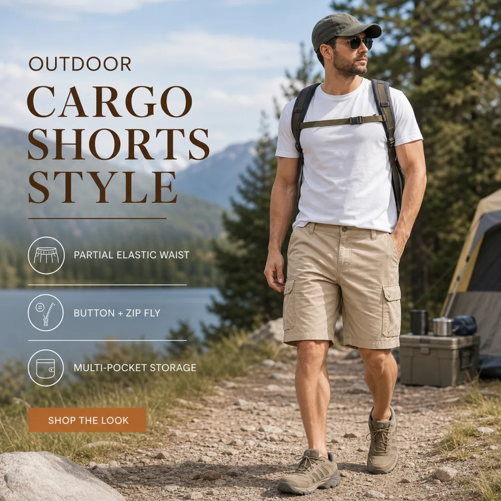 Men's Summer Tactical Outdoor Cargo Shorts