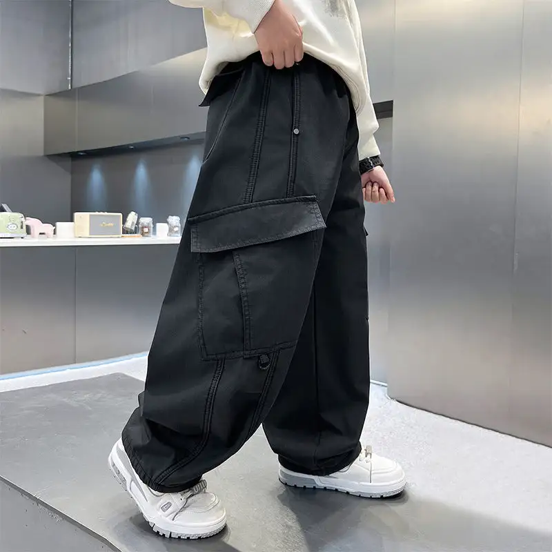 Men's Casual Cargo Pants with Deep Pockets