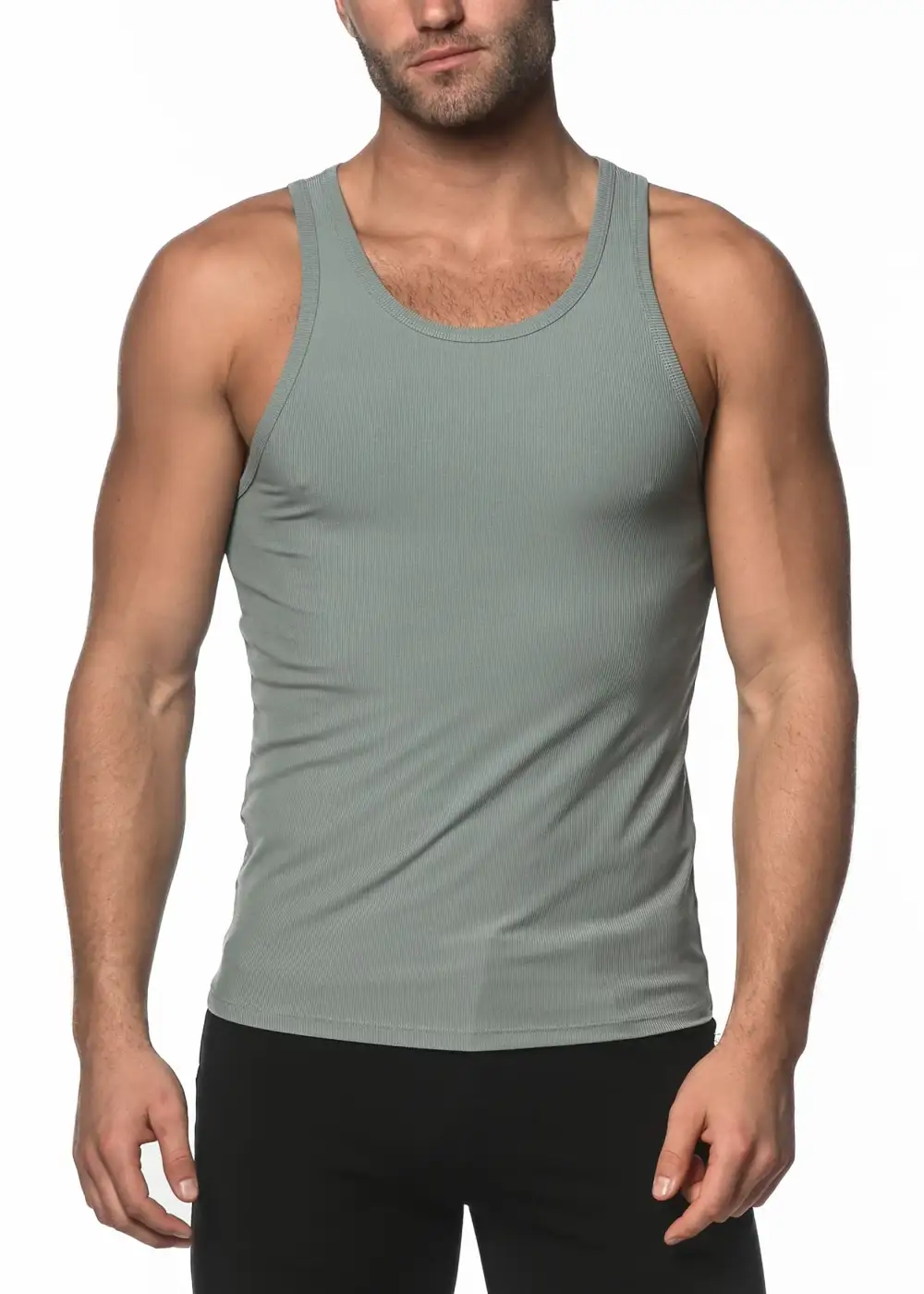 Polished Ribbed Tank Top