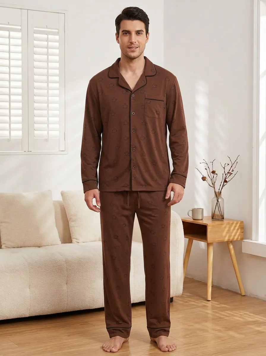 Cozy Everyday Classic Men's Pajama Set
