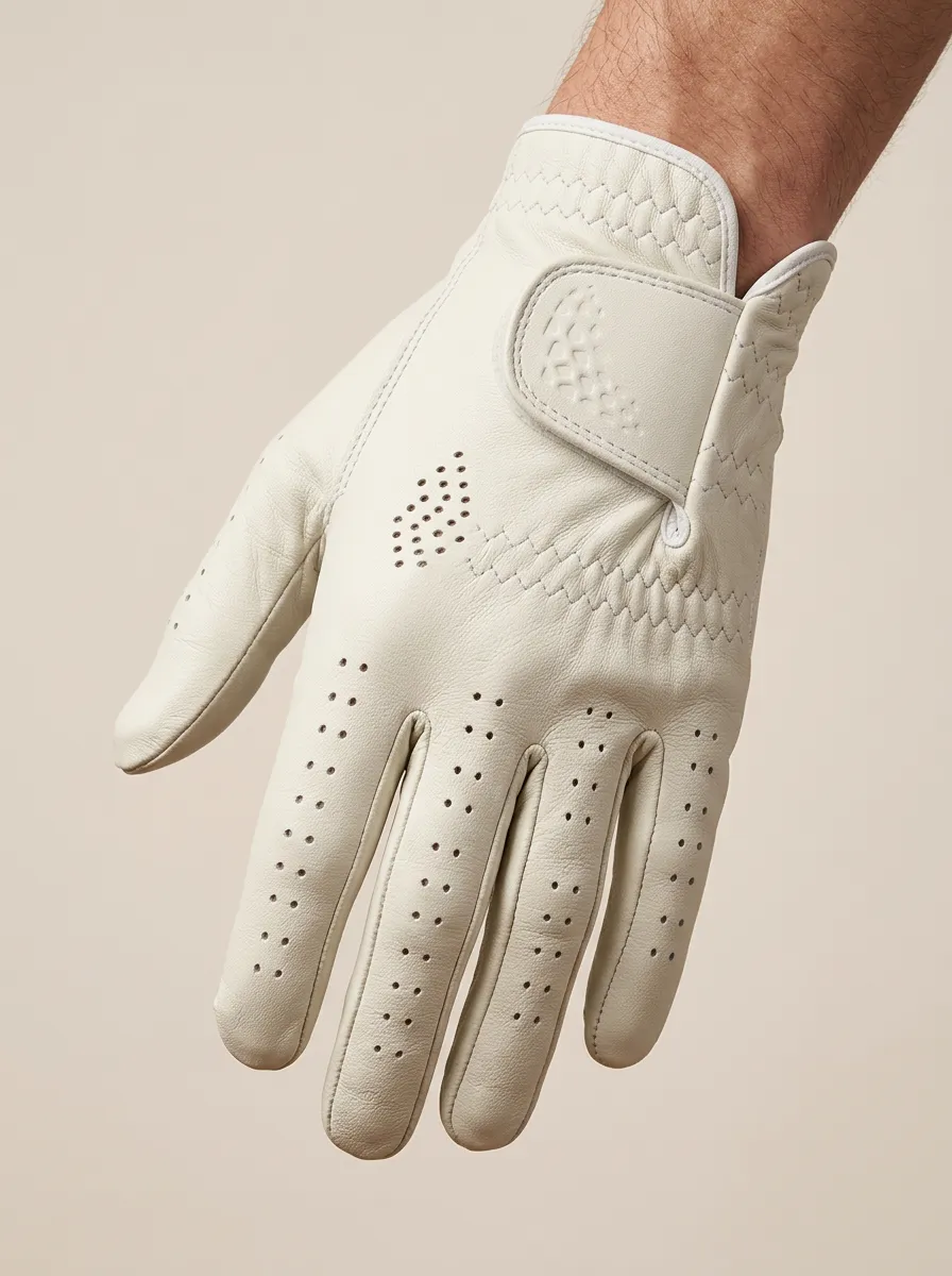 Lightweight Perforated Leather Golf Glove