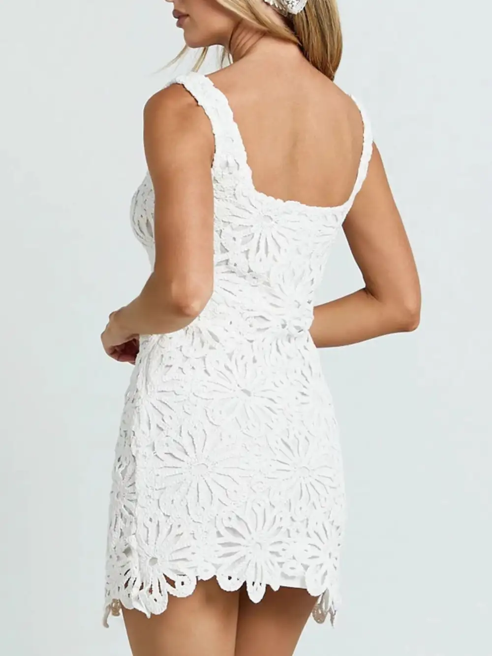 Crochet Mini Dress