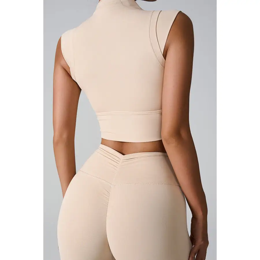 Mock Neck Active Tank