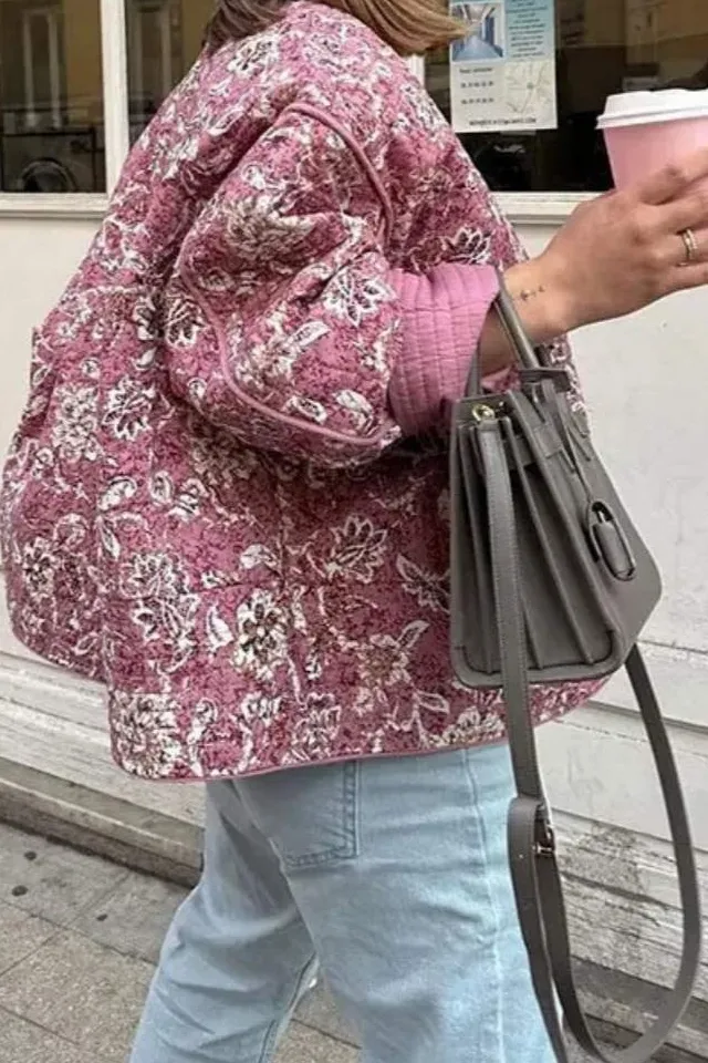 Quilted Vintage Textured Jacket
