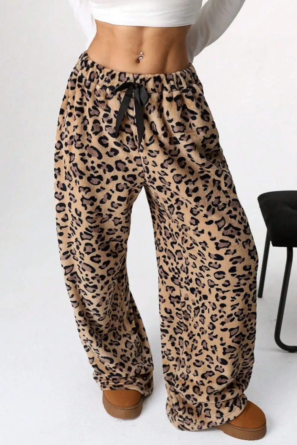 Leopard Wide Leg Pants Edit 1