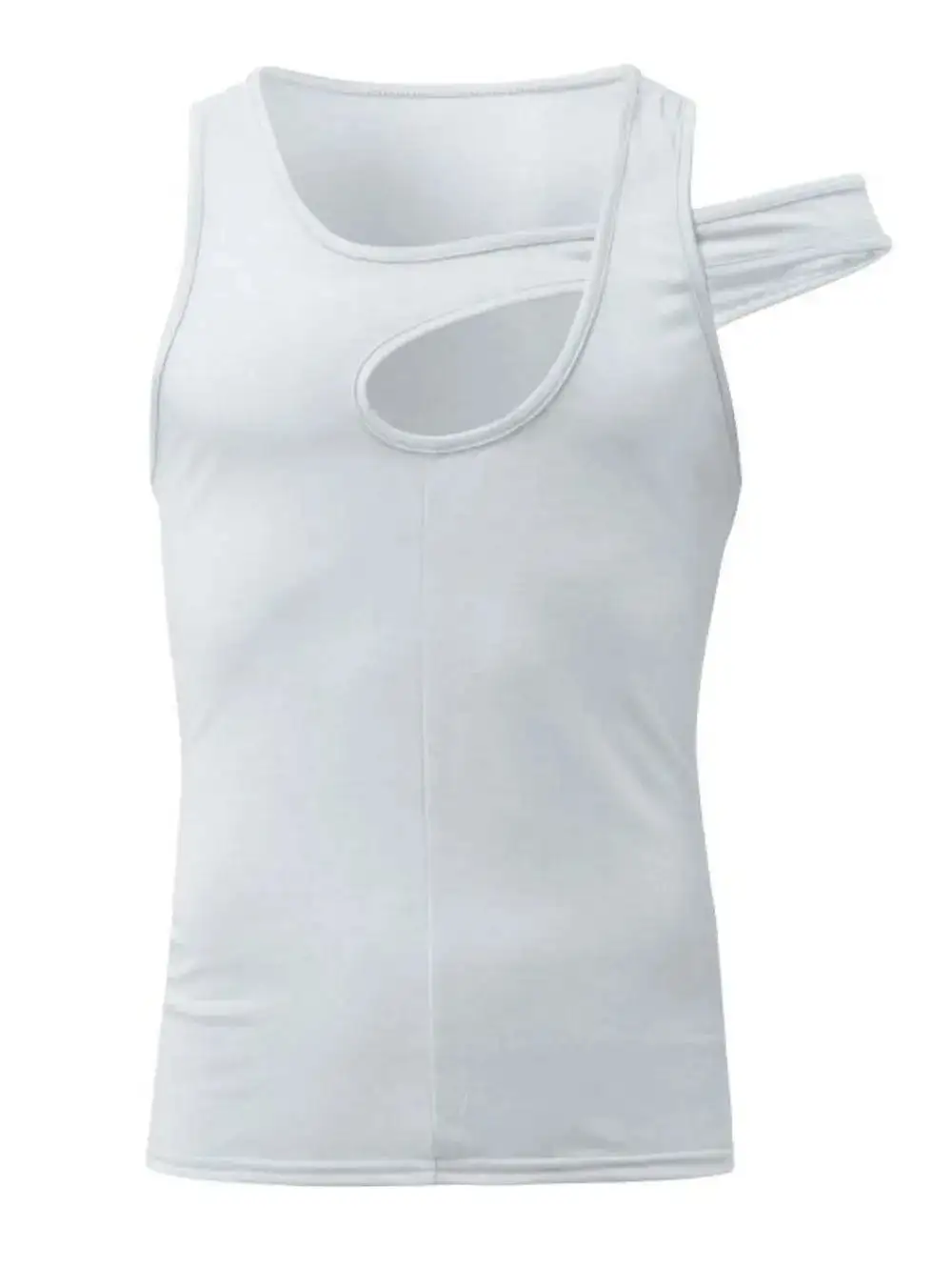 Men's Asymmetrical Cutout Tank