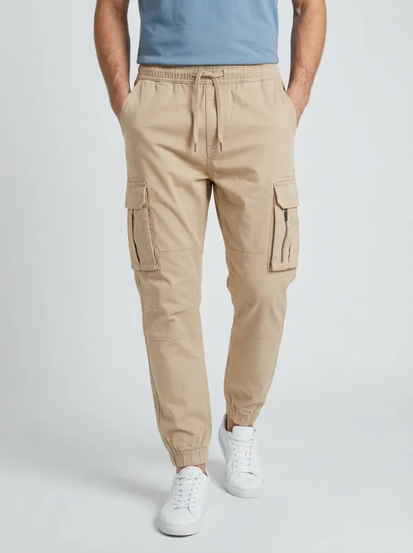 Everyday Multi-Pocket Drawstring Men's Cargo Pants
