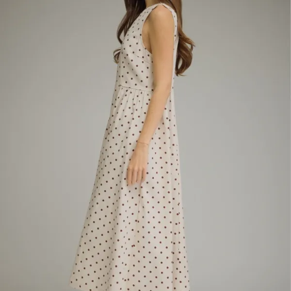 Polka Dot Midi Dress