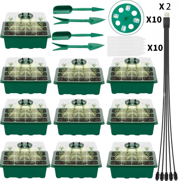 Adjustable Humidity Seed Starter Trays
