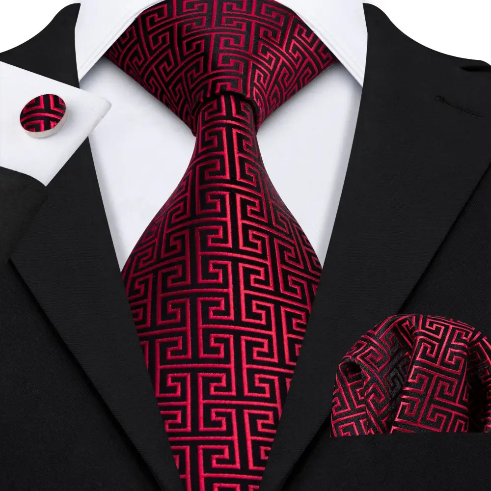 Refined Geometric Necktie Set