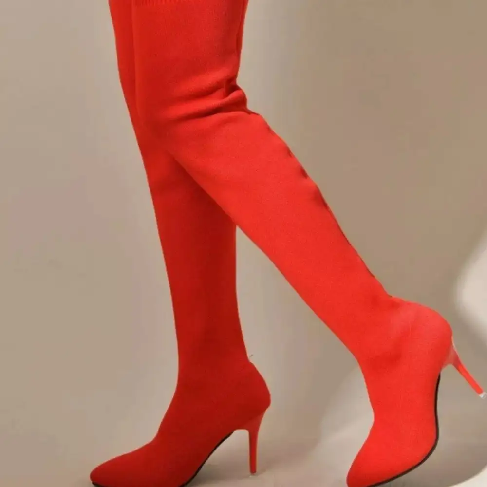 Modern Point Toe Stiletto Boots