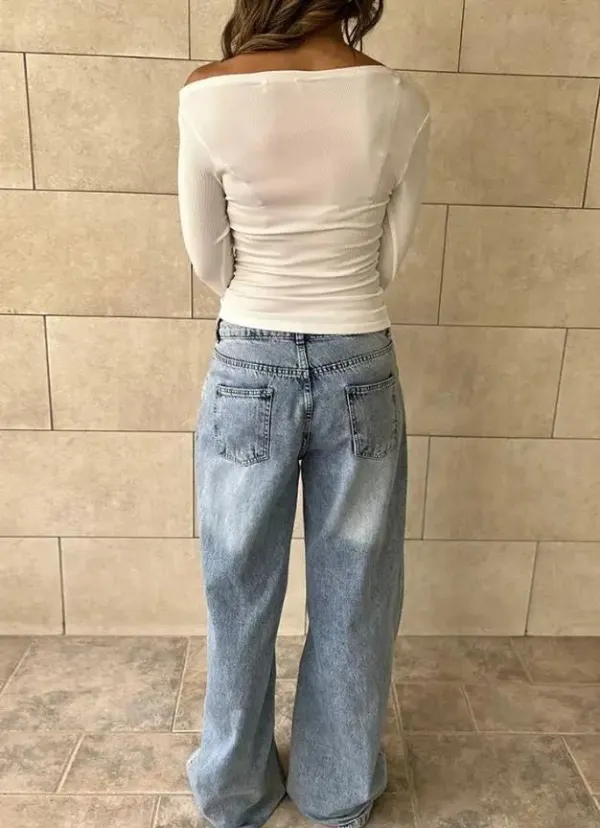 Studio Cotton Blend Ruched Long Sleeve Shirt