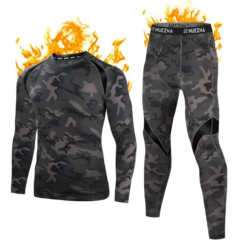 🧥 🔥 Limited-Time Winter Sale — 40% OFF! 🔥 Men’s Warmth-Preserving Jacket & Underwear Set – Ultimate Thermal Base Layer for Cold Weather