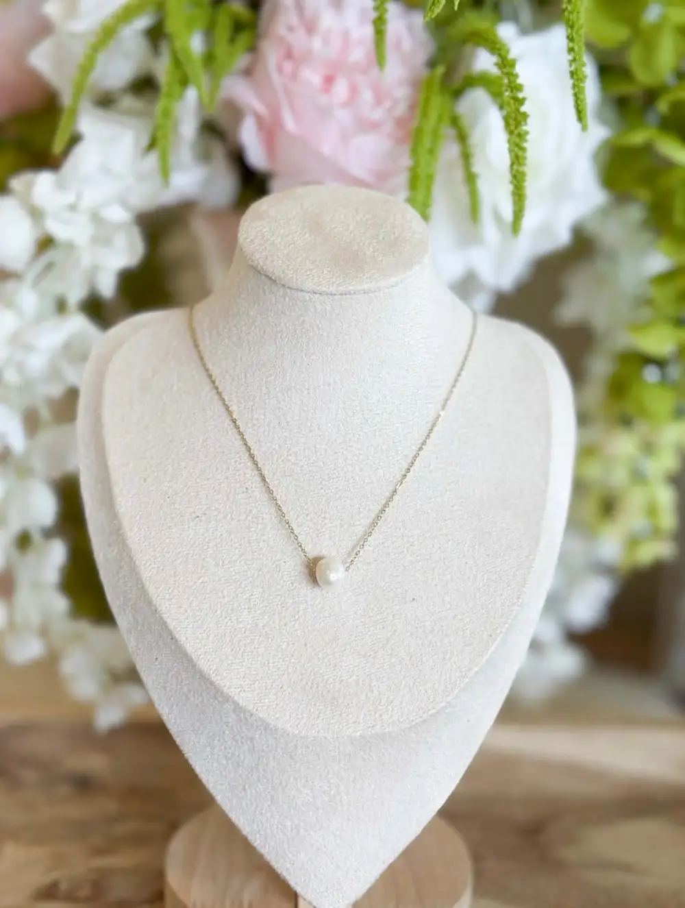 Denim Polished Everyday Necklace