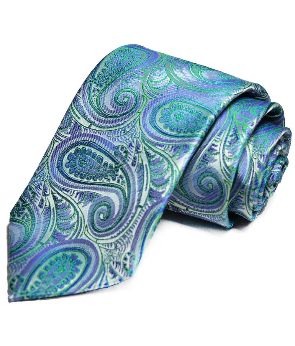 Modern Silk Paisley Men's Necktie