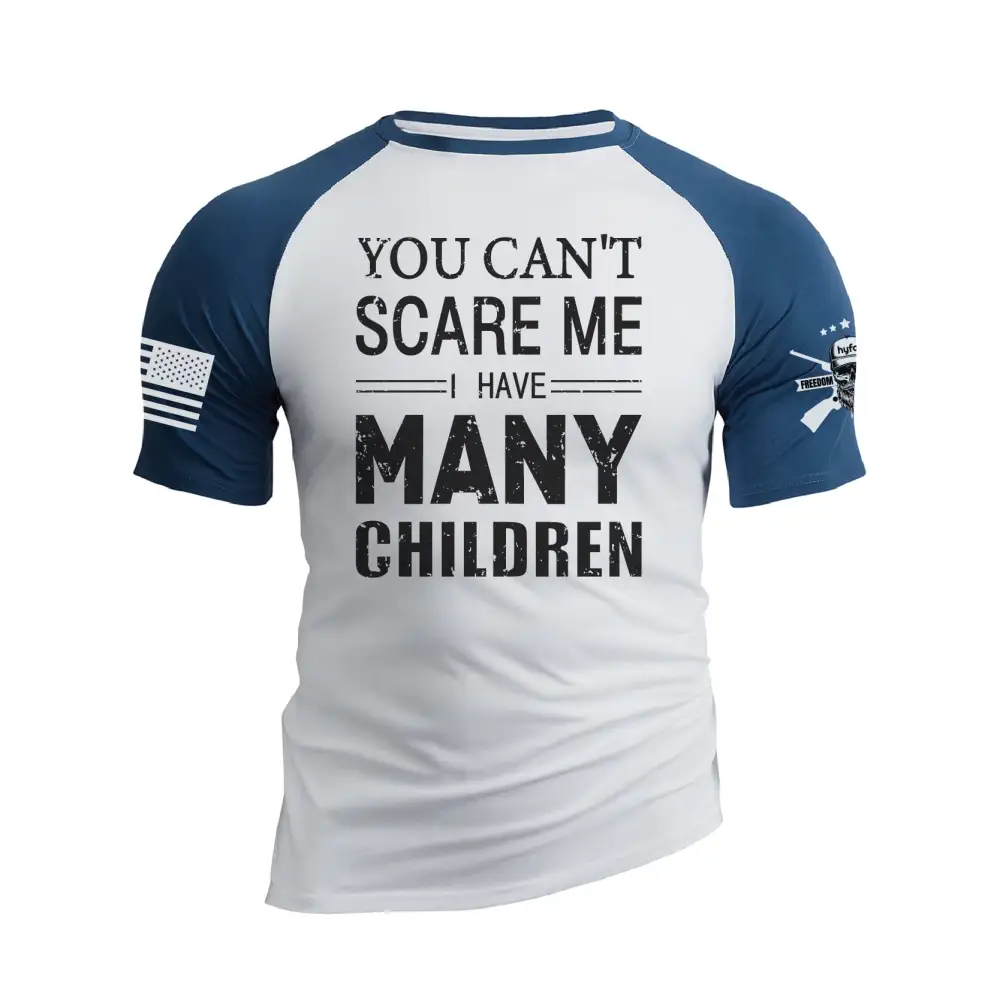 I HAVE MANY CHILDREN RAGLAN GRAPHIC TEE