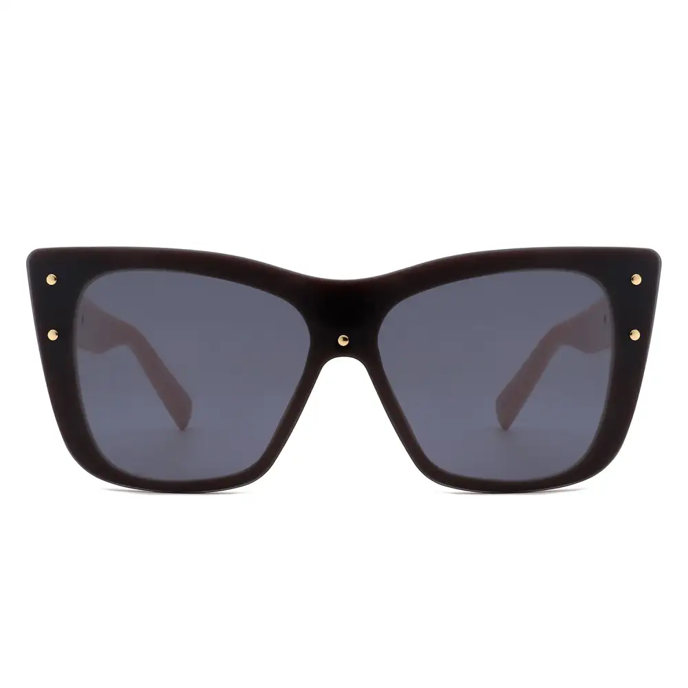 Narrow Cat Eye Square Frame Sunglasses
