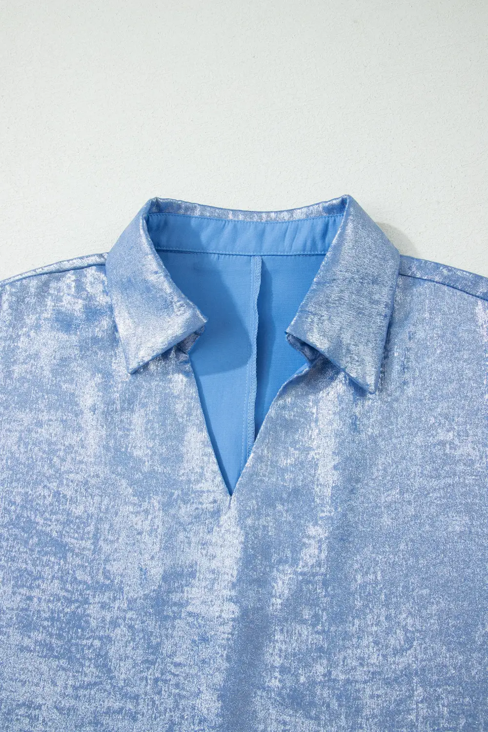 Half Sleeve V Neck Top