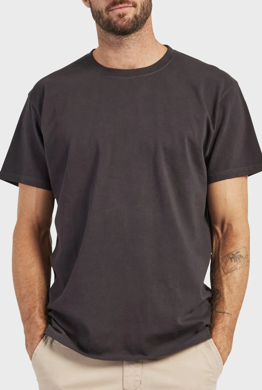 Navy Short Sleeve Crew Neck Tee