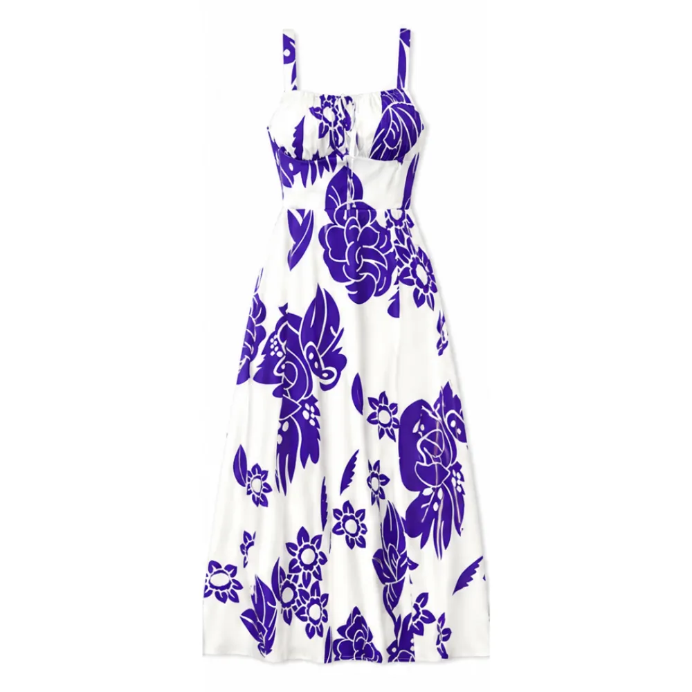 Lightweight Floral Midi Dress