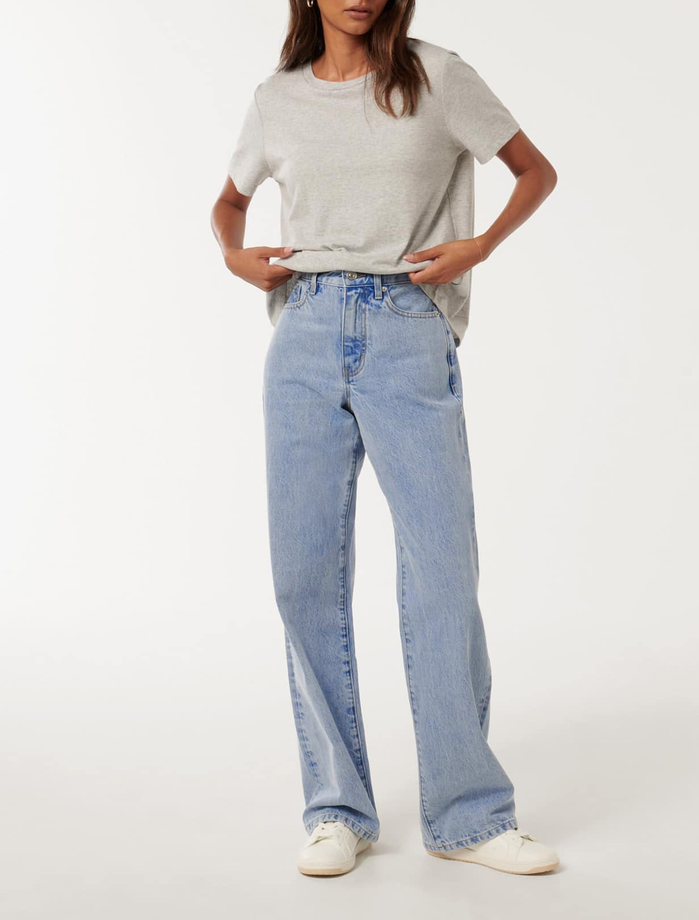 Petite Straight-Leg Jeans