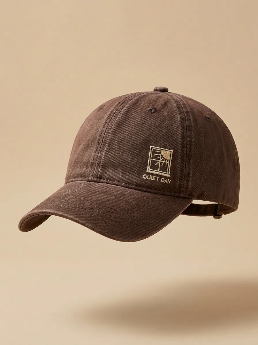 Quiet-Day Window-Motif Printed Unisex Baseball Cap