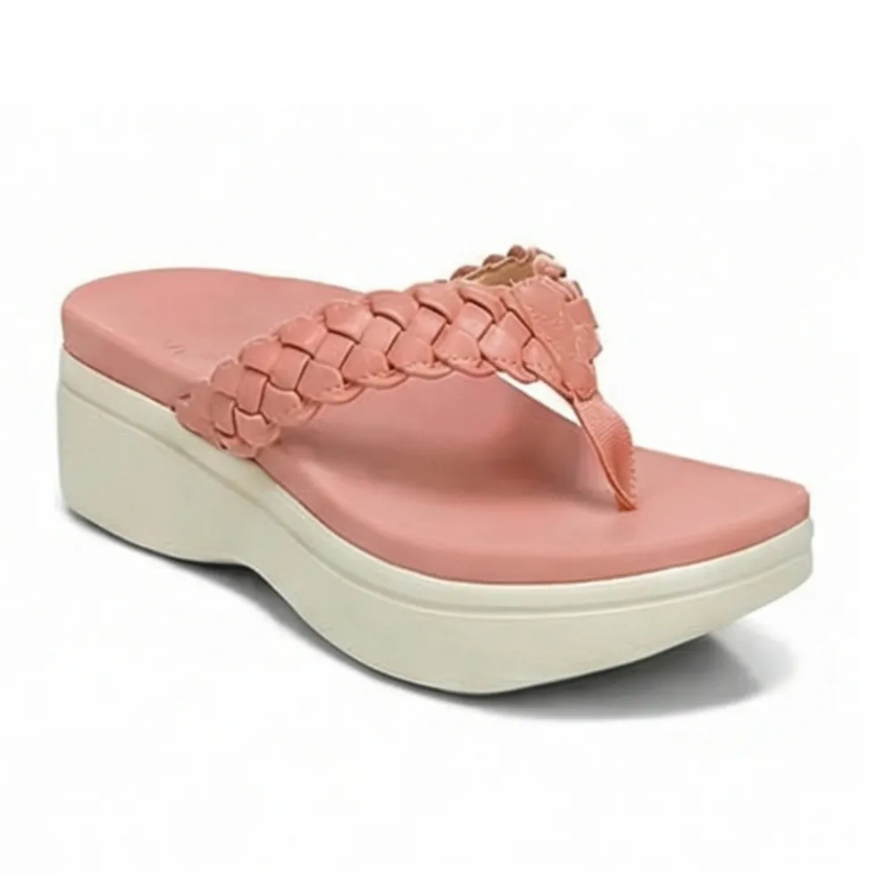Braided Platform Comfort Sandals