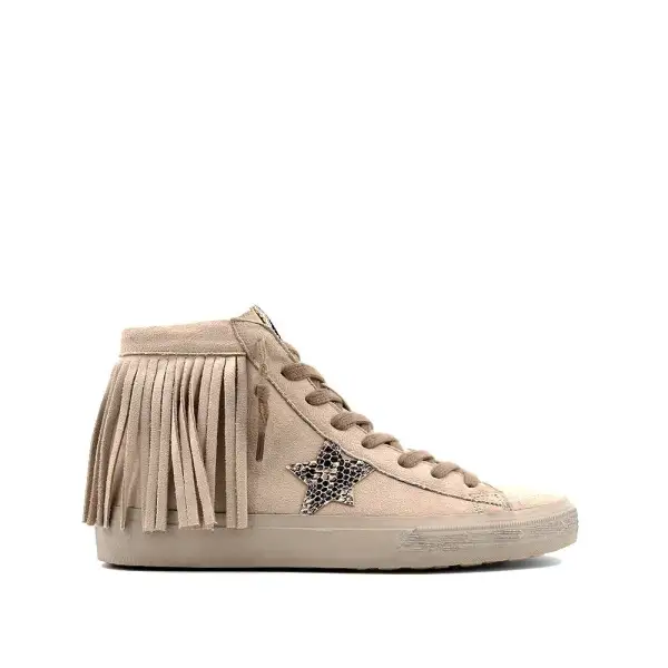 Layered Suede Sneakers