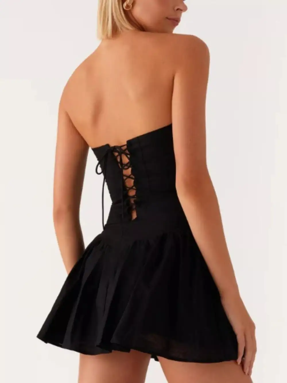 Tube Lace Casual Dress