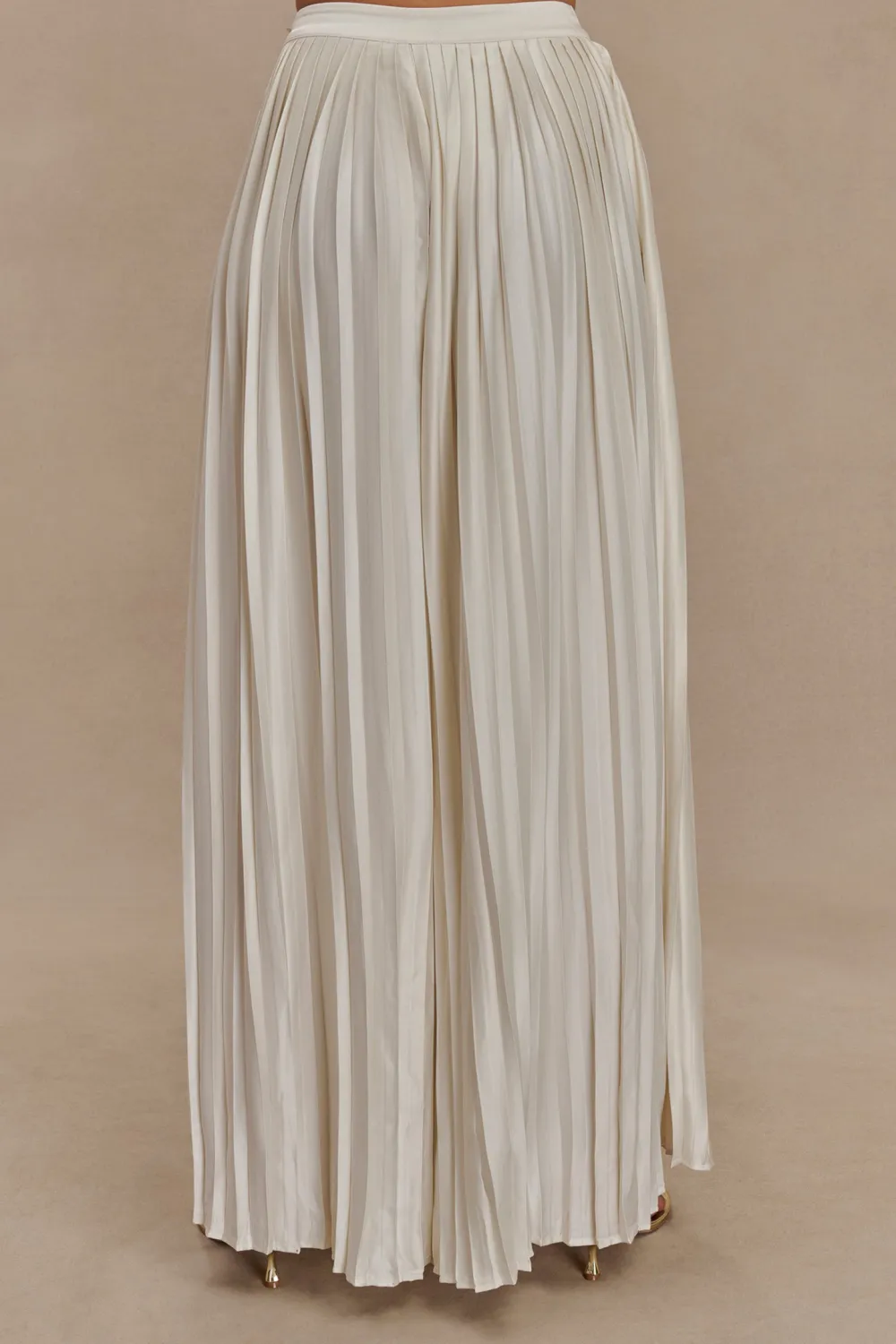 Plisse Wide Leg Pants