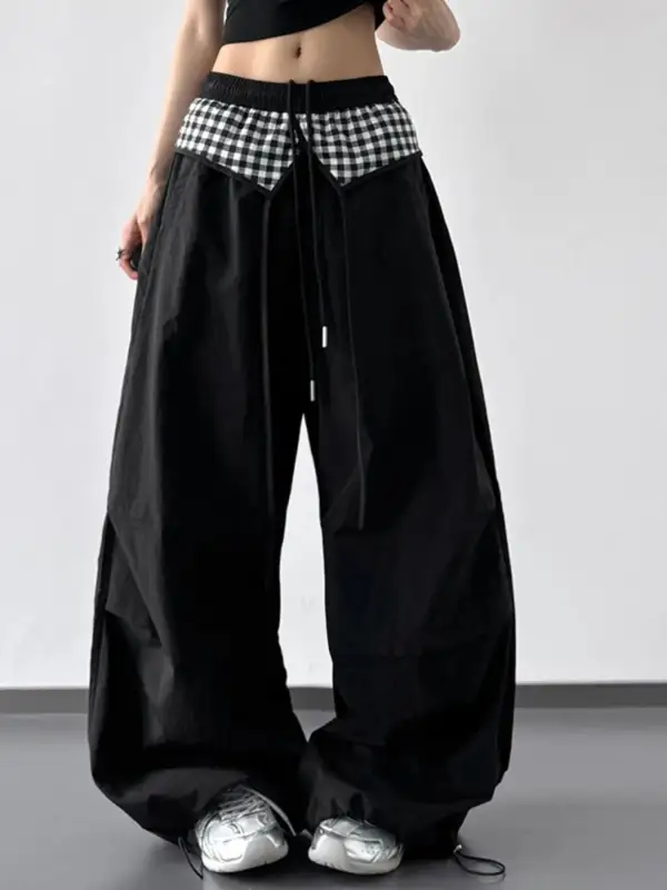 The Checkered Wide Pant