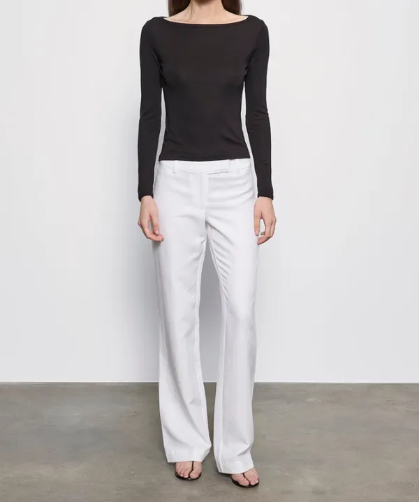 Cotton L/S Boatneck Black