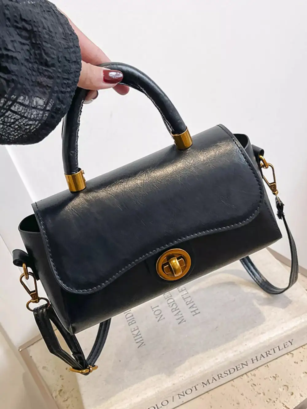 Top Handle Crossbody Bag