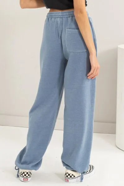 Stitched Design Drawstring Sweatpants Joggers Jogger Pants