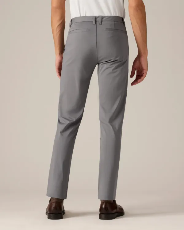 Classic Fit Flat Front Hidden Expandable Waist Pants