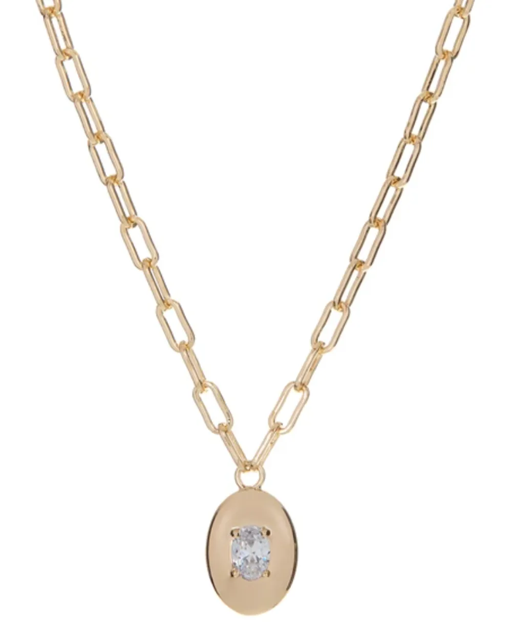 Sculpted Stone Orb Necklace