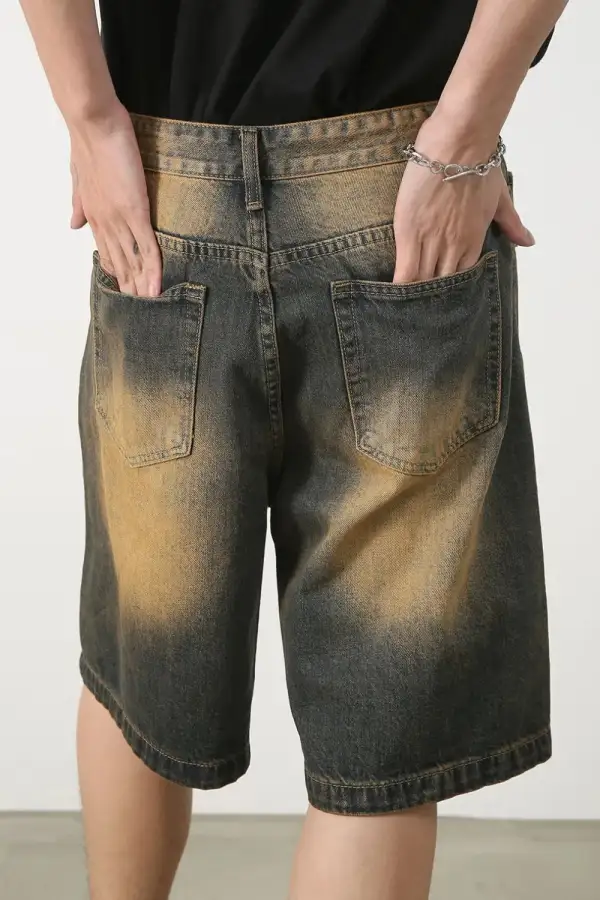 Smooth Cotton Blend Casual Shorts