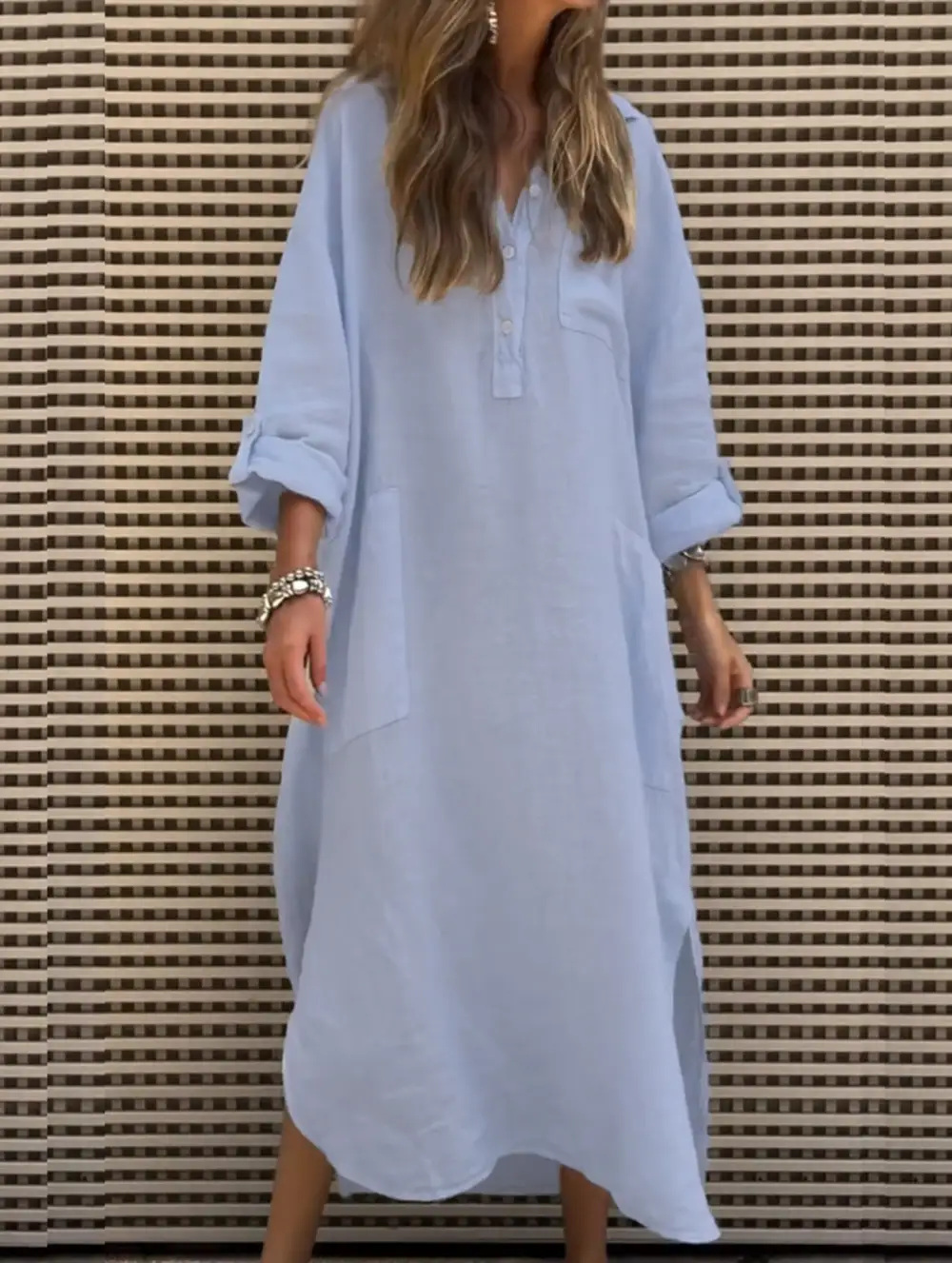 Relaxed Fit Simple Irregular Dress