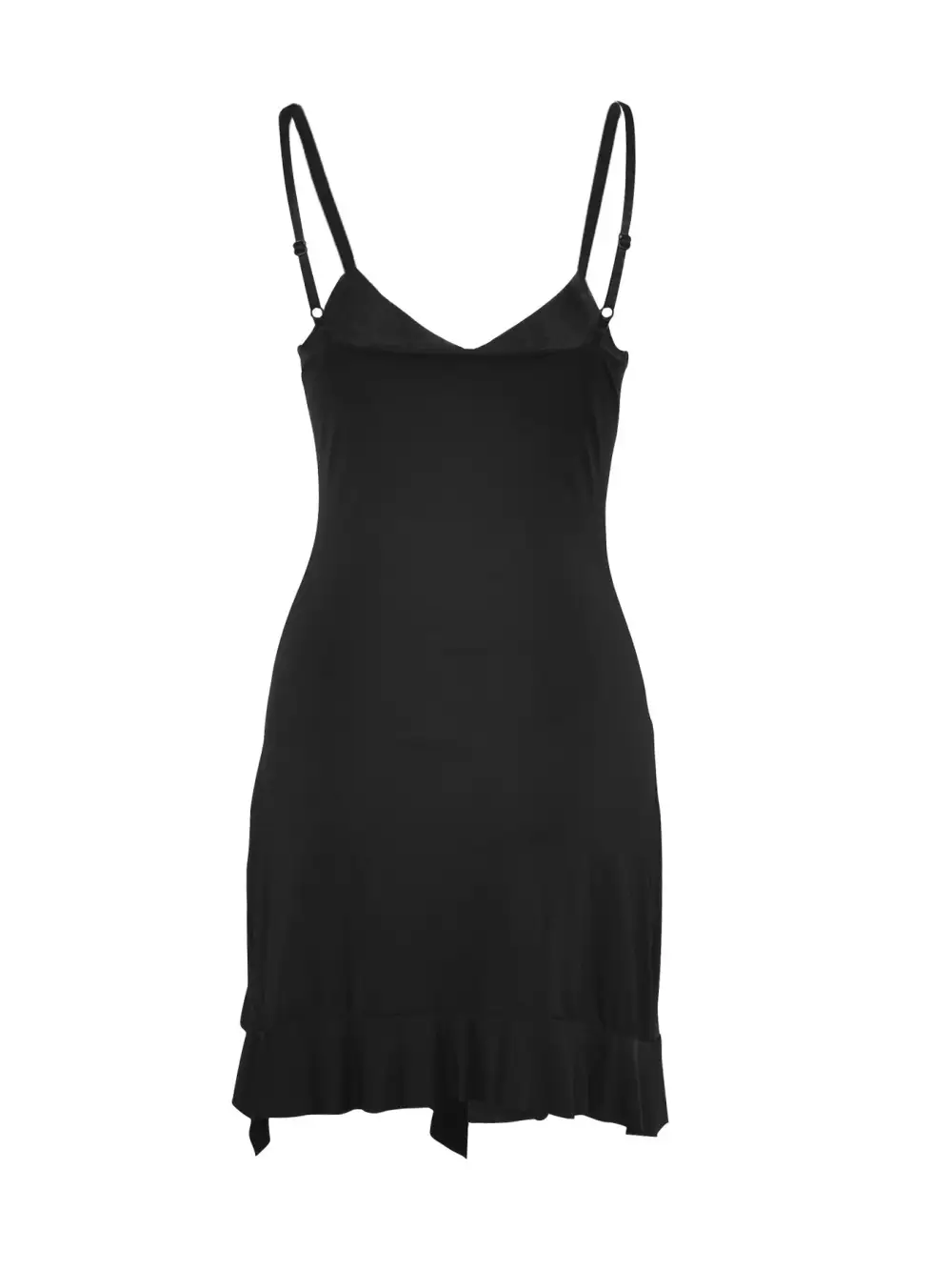 Ruffle Ruched Mini Dress