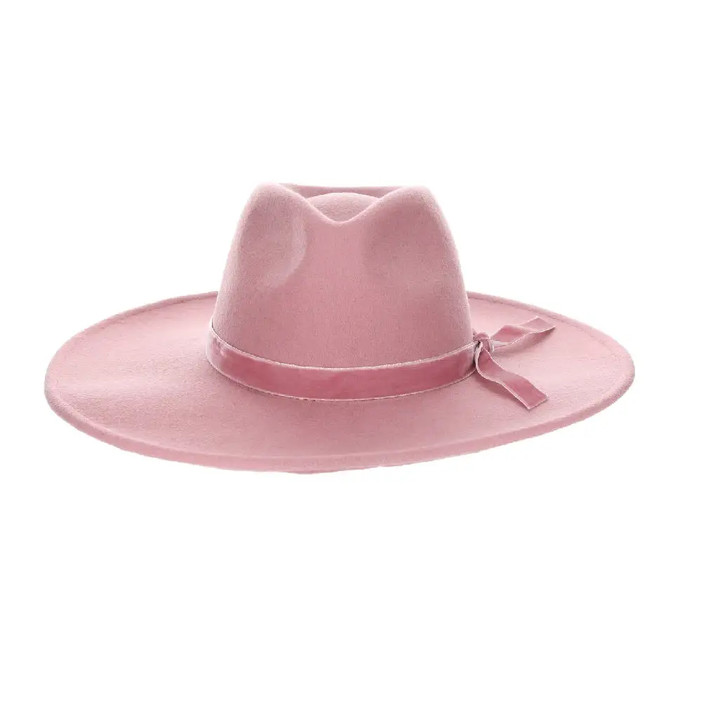 Women’s Packable Wool Felt Fedora Hat