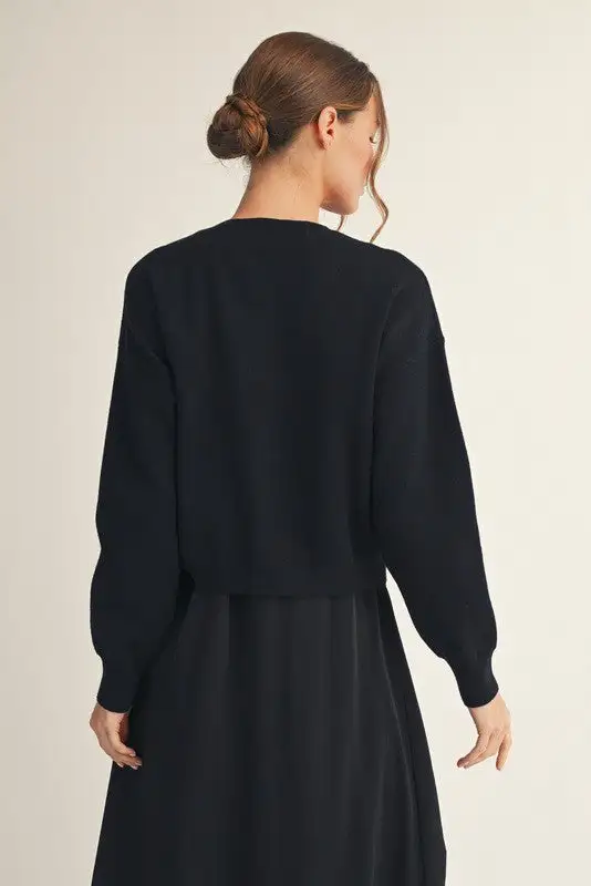 Gathered Side Sweater