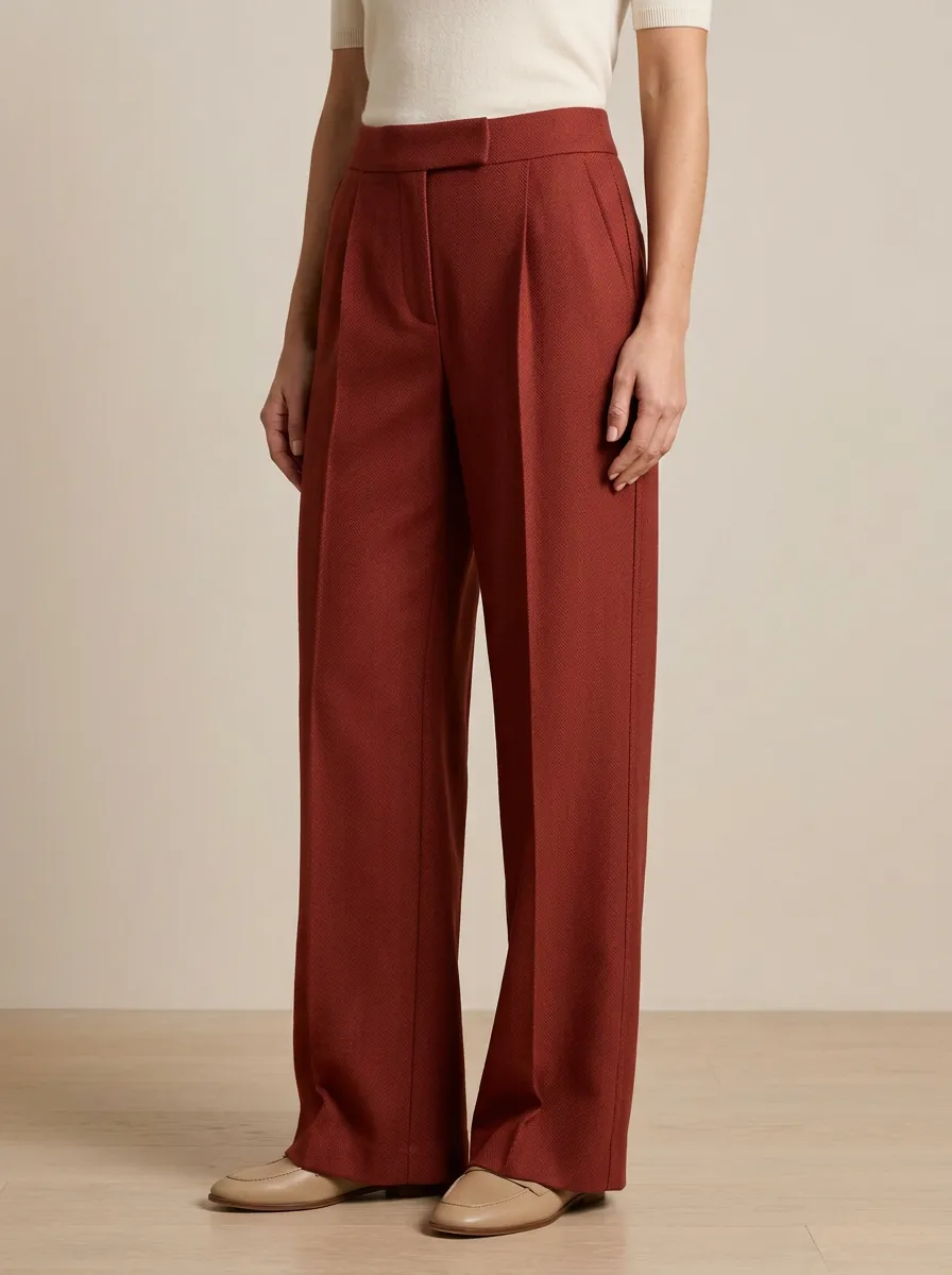 Versatile Wide-Leg Printed Women's Wide-Leg Pants