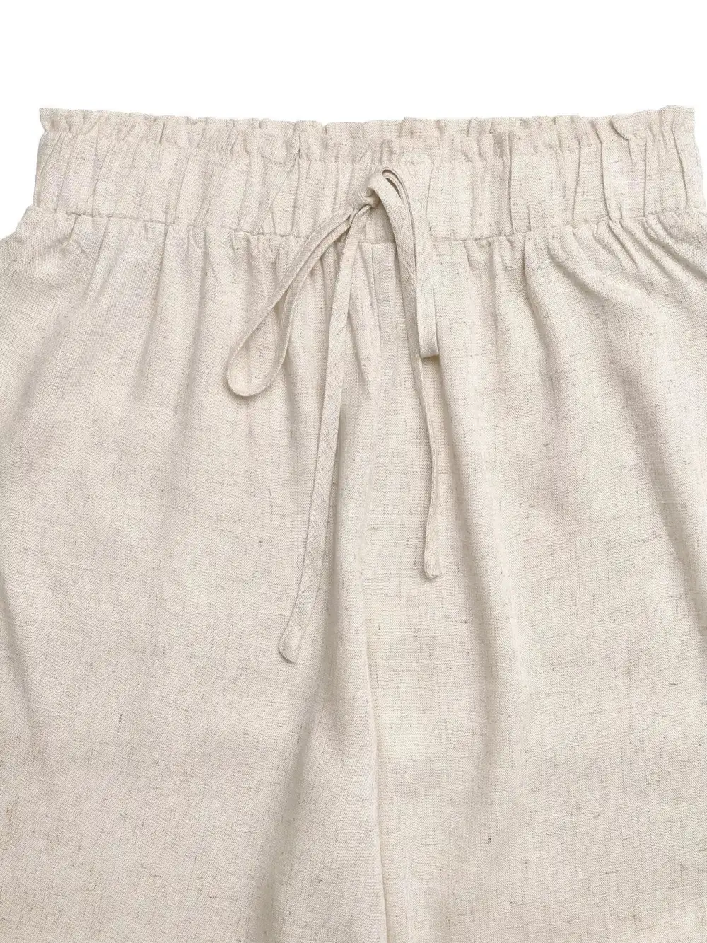 Easygoing Casual Drawstring Wide Leg Pants
