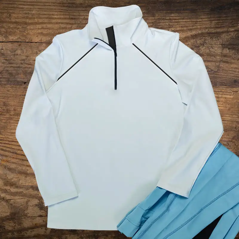 Women's Line Prints Long Sleeve Riding Style Casual Shirt