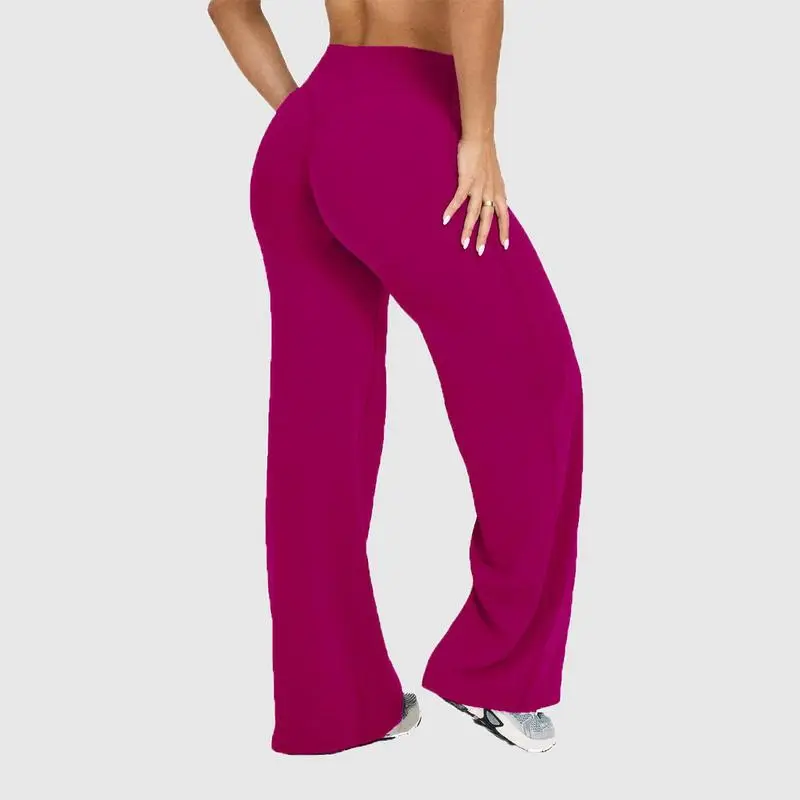 SoftMotion Straight Leg Bottoms Women Workout Leggings Fitness Gym Outdoor Sports Yoga Pants